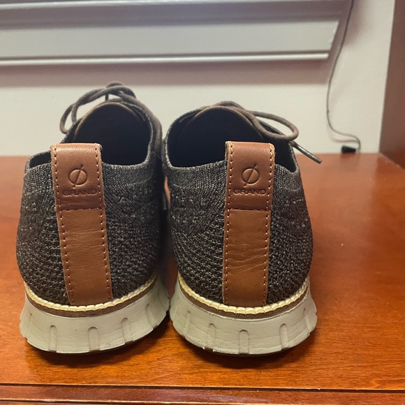 Cole Haan Brown Knit Oxfords main image 5